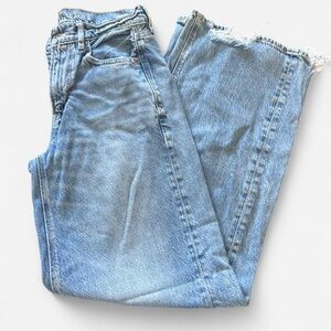 American Eagle Outfitters Light Blue Straight Leg Jeans